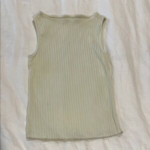 Madewell Ribbed light green Tank Top